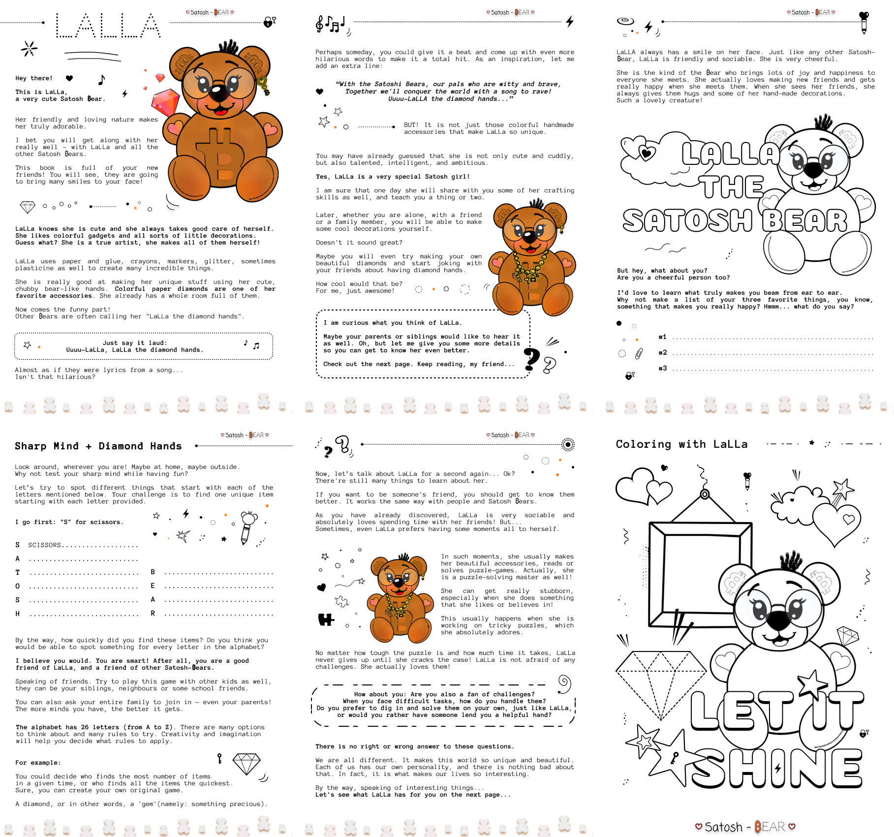 Free printables - bitcoin for kids - by by Selale Malkocoglu aka AZA_21m