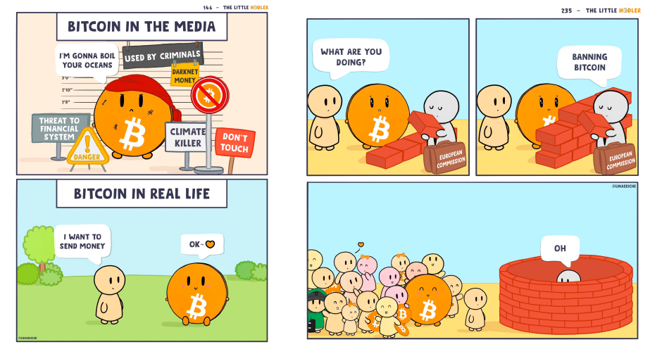 Cute Bitcoin Drawings to Learn From: Explore The Little HODLer's Gallery, #01...